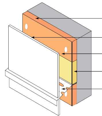 Se puede proyectar poliuretano en el interior de la cámara de una fachada ventilada? Si, siempre que se tengan en cuenta determinados aspectos.