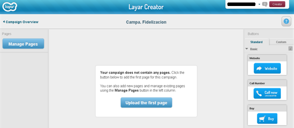 Pasamos a completar los datos de la campaña y a continuación pinchamos sobre el botón Create Campaign. 4.