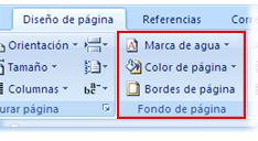 3.2 Cambiar el fondo de un documento Puede mejorar la apariencia de un documento aplicándole al mismo un color de fondo o una trama.