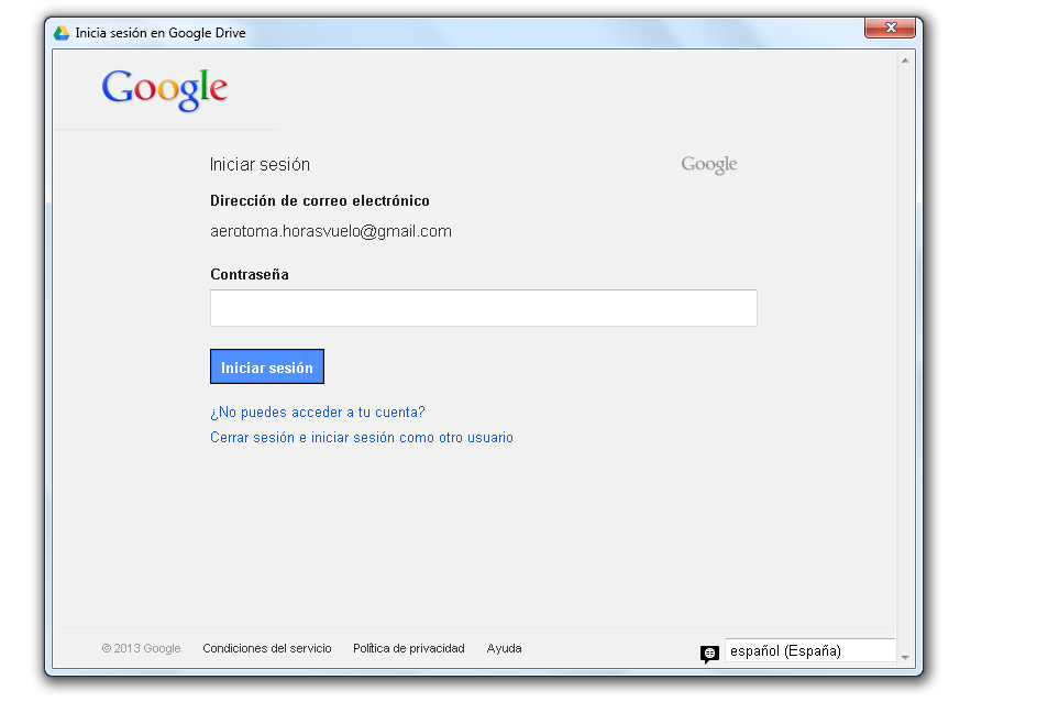 4. Una vez instalado busca el icono de Google Drive en tu menú de inicio y ejecútalo. 5.