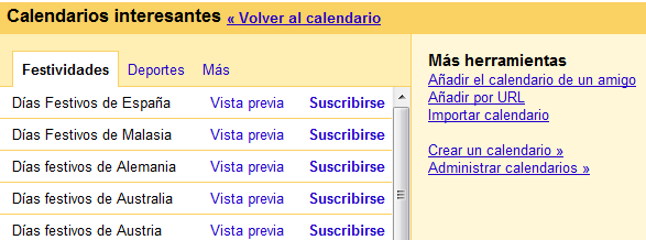 Autor: José Infante Prieto 04_Calendario_y_agenda 14 de 23 Hay dos secciones de calendarios: "Mis calendarios" y "Otros calendarios".