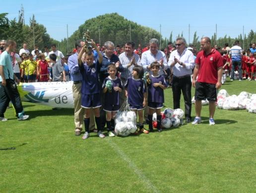 XVIII COPA DIPUTACIÓN DE ESCUELAS DE FÚTBOL La Copa Diputación de Escuelas de Fútbol es un programa que pretende la formación integral de los participantes a través de la práctica del fútbol.