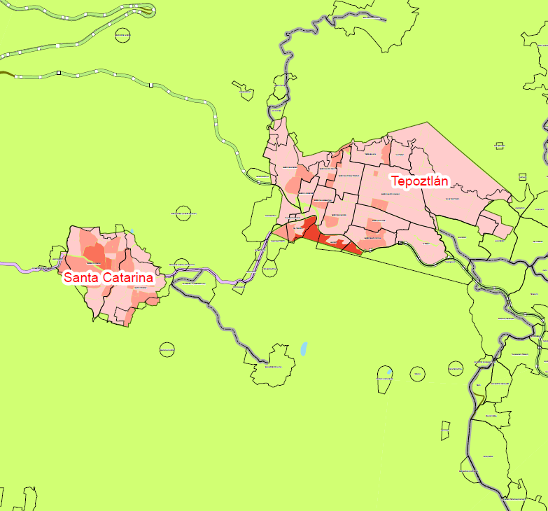 PISO DE TIERRA EN VIVIENDAS PARTICULARES HABITADAS Porcentaje de viviendas particulares habitadas con piso de tierra Tierra Colorada 39 (8%) 984 Santa Catarina 7 (3%) 2478 Barrio San Sebastián 9 (2.