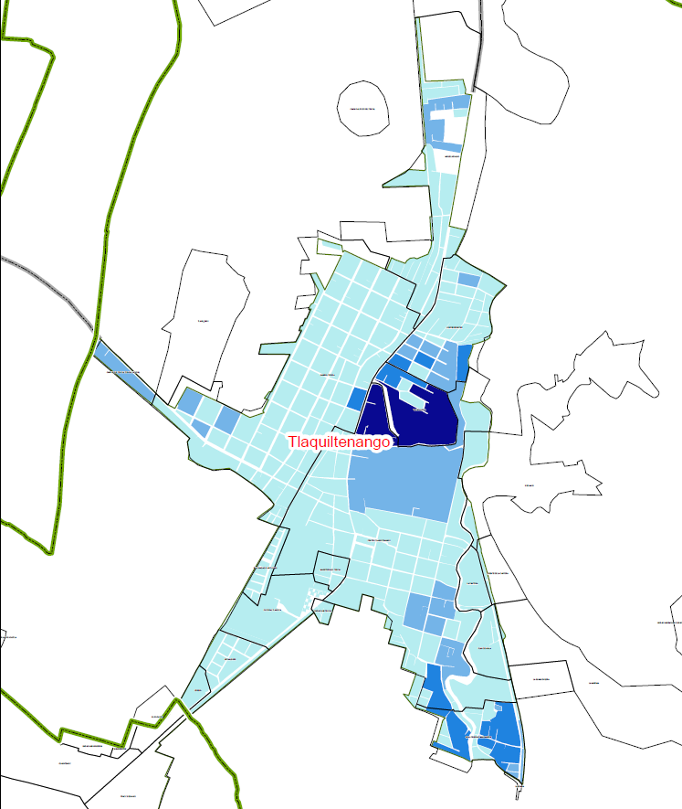 CARENCIA DE AGUA POTABLE EN VIVIENDAS HABITADAS Porcentaje de viviendas particulares habitadas que no disponen de agua entubada Gral Celerino Manzanares 92 (43.