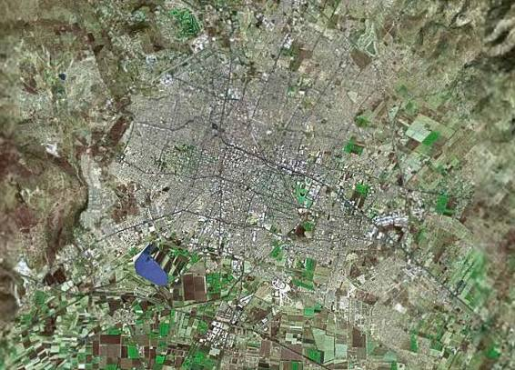 Figura 3.3 Ubicación de la PTAR Municipal La capacidad de tratamiento de aguas residuales del todo el sistema es de 2,610 l/s. IV. Problemática de la ciudad de León a.