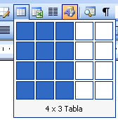 8. Tablas Una tabla es un conjunto de casillas ordenadas en filas y columnas. En cada casilla podemos introducir texto, números, fórmulas o gráficos. Crear tablas Crear tablas sencillas 1.