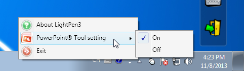 Para Windows (continuación) Modo cortina Seleccione el icono para cambiar toda la pantalla a color negro.
