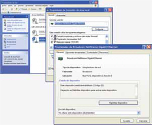 Figura 3.18. Configuración del adaptador de red en un sistema Windows.