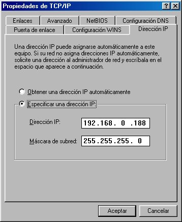 Ilustración 76:Configuración de red Como su PC de configuración necesita imprescindiblemente una dirección IP para comunicarse con el Convision V6xx A, debe asignar en este lugar