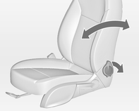 50 Asientos, sistemas de seguridad Ajuste el apoyo para los muslos de modo que exista una separación de dos dedos de anchura entre el borde del asiento y la corva de la pierna.