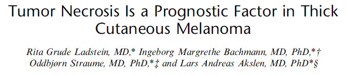 Melanomas T4 (> 4mm) Proponen clasificar a