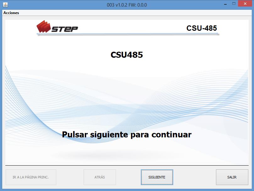 SOFTWARE CSU-485 El Software CSU-485, es un software utilizado para configurar el dispositivo CSU-485, como la configuración del rango de la entrada analógica o el registro de datos.