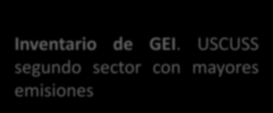 1. Antecedentes de REDD+ en Ecuador Problemática Las emisiones de GEIs Fuente: Segunda
