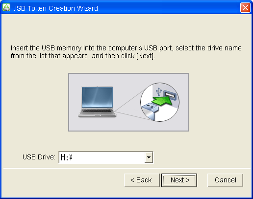 Apéndice Uso del asistente de token Puede utilizar el asistente de token de Network Connection para copiar Network Connection a la unidad flash USB.