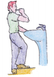 Capítulo 251: Higiene postural en atención primaria bandolera. Si utiliza la bandolera, es aconsejable que la lleve siempre cruzada y se acostumbre a alternar el lado de apoyo (fig. 6a).