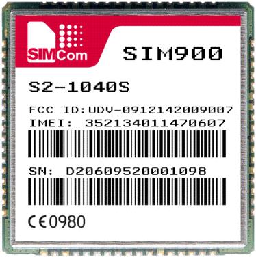 Alvarez Pineda 3 Figura 1.1 SIM900 de SIMCom Fuente: SIMCOM. SIM900_Hardware_Design_V2.00. 2010. Pagina 54.