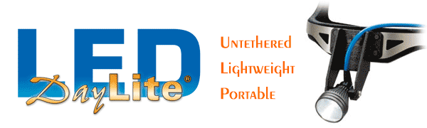 Intensidad de la luz regulable de un 10% a un 100% (9500 piescandelas a 13") 1.868,00 01J084 (1169-0000) Equipo completo LED DayLite Mini Clip-On con filtro OptiCure.