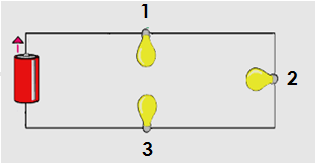 17. Los circuitos I, II y III están formados por ampolletas idénticas conectadas a una pila de 1,5 V en cada caso. 5 Las ampolletas de qué circuito iluminarán más? Justifica por qué? 18.