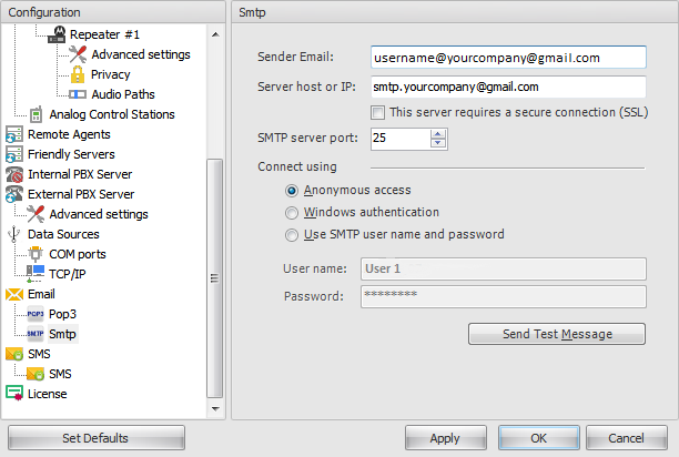 Servidor SMTP Servidor SMTP tiene como objetivo enviar mensajes de correo electrónico de los usuarios a los servidores de correo y entre servidores de correo para mayor entrega al destinatario.