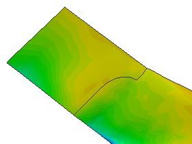 modelo con flap y que la distribución de la presión en el modelo original es más baja que en el modelo con flap.