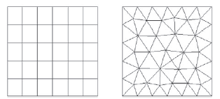 Figura 3.3 La plaza consta de dos caras. El extremo derecho de la cara es un triángulo con un borde corto en la esquina superior derecha y un ángulo muy agudo en la esquina inferior derecha.