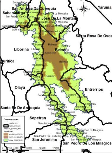 ACUERDO:Nº 408-FEBRERO 14/2012 CATEGORÍA: Ecosistema de Páramo ÁREA: 11.099 has. ZONIFICACIÓN: Preservación LÍMITES: contorno se toma la cota 3.