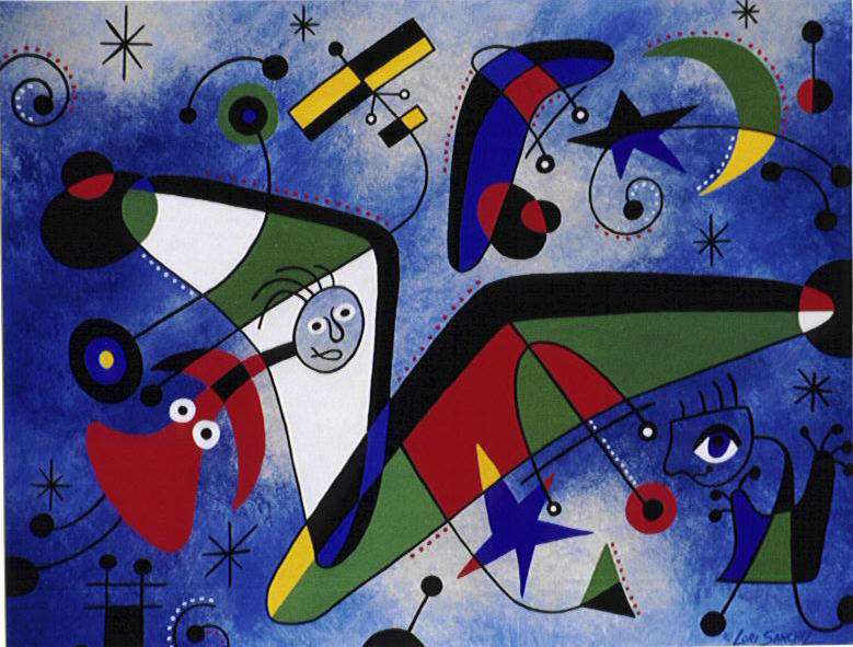 Joan Miró "automatismo psíquico puro, por el cual se propone expresar verbalmente, por escrito, o bien de otra manera, el