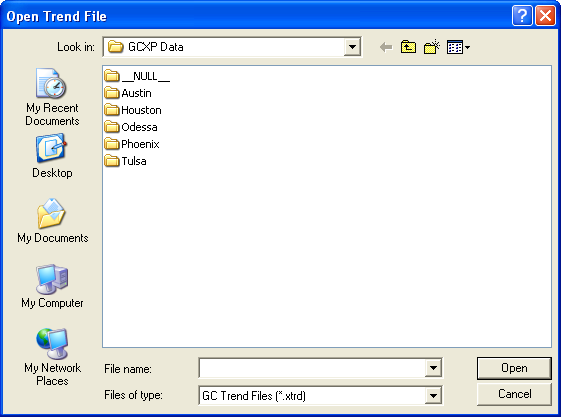 Software MON 20/20 para cromatógrafos de gases 5-45 2. Haga clic en PC File (Archivo de PC).
