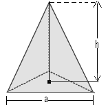 área de la sección transversal que forma la otra base, h la altura del tronco de pirámide (distancia entre los planos que contienen las bases) a es la altura de los trapecios que forman las caras