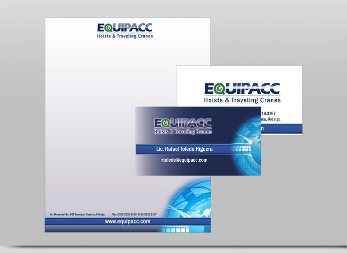 Diseño de Imagen Corporativa Empresa: Equipacc.