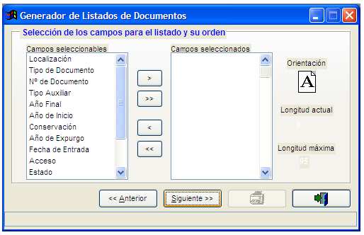 A continuación podemos especificar otros filtros como el Tipo de Documento y/o Tipo de Auxiliar.
