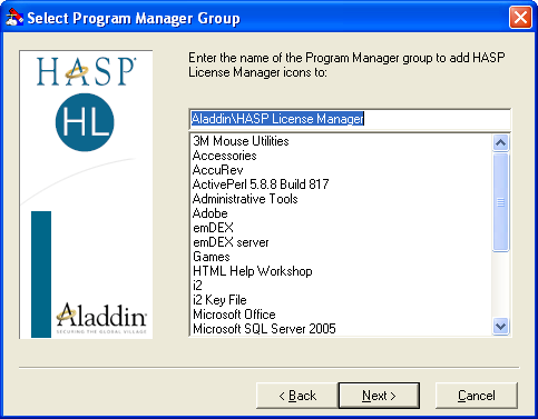 Cómo instalar el software Administrador de licencias de HASP 11.