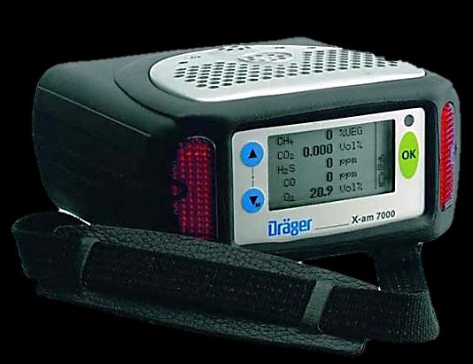 64 DRÄGER X-AM 7000 El Dräger X-am 7000 es la mejor solución para la detección simultánea y continua de hasta cinco gases.
