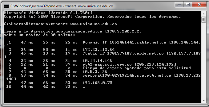 Nslookup Verificar si el DNS está resolviendo correctamente los nombres a IP, también es útil para determinar un