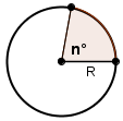 Sector circular Corona circular A = π(r 2 r 2 ) Ejercicio no. 7 Grupal Organizados en parejas encuentren el valor del área sombreada en cada una de las siguientes figuras.