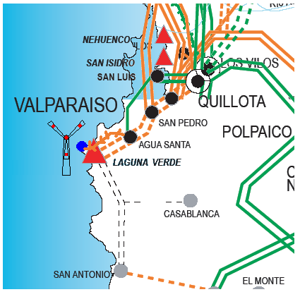 7.4.3 Parque Eólico Punta Curaumilla Este parque se encuentra ubicado en el litoral central de la quinta región del país, zona que goza de un régimen de viento excelente y constante durante el
