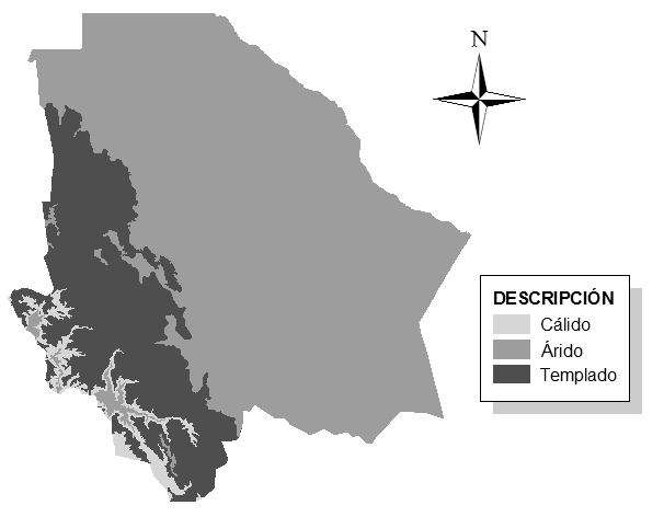 Los climas templados en el estado se distribuyen al sureste coincidiendo en territorio con la Sierra Madre Occidental; éstos abarcan el 12.