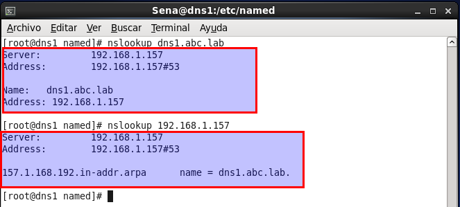 Posteriormente iniciamos el servicio DNS. Usamos el siguiente comando para indicarle al servicio que debe iniciar cuando arranque el sistema.