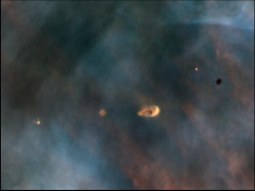 Nubes En la nebulosa de Orión se descubrieron estas formaciones que tienen el tamaño de sistemas solares.