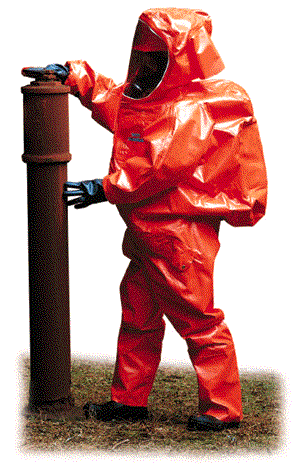 E. PROTECCION DE LA PIEL Como norma general, nunca se debe trabajar con la ropa de calle, para evitar la contaminación con las sustancias químicas.