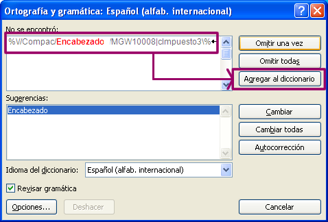 3 En la sección de totales agrega las etiquetas como se muestra a continuación: 4 Presiona la tecla <F7> para ejecutar la corrección de ortografía de Microsoft Word.