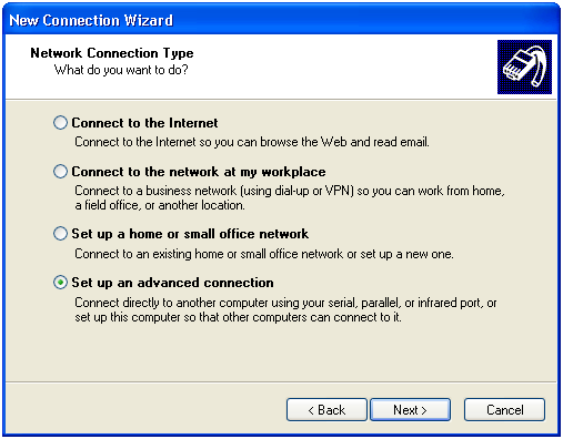 4.2 Conexión de teletrasmisión de datos para conexión directa a un PC Explicación del procedimiento, por ejemplo, para instalación con sistema operativo Windows XP: Seleccione