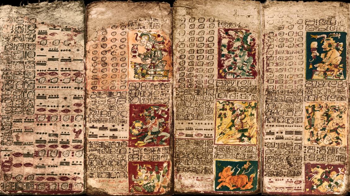 En cuanto se refiere a la literatura maya, podemos encontrar cuatro códices y varios libros escritos durante
