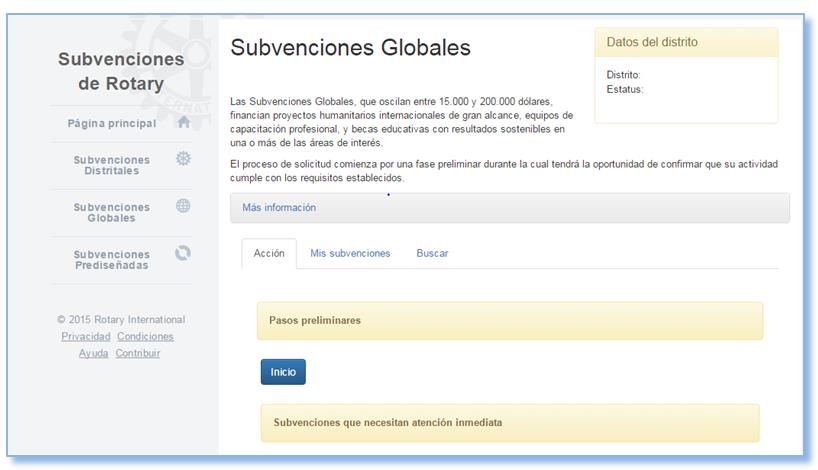 ESPAÑOL (ES) INFORMES SOBRE SUBVENCIONES GLOBALES Las siguientes pantallas y explicaciones le facilitarán el proceso de presentación de informes