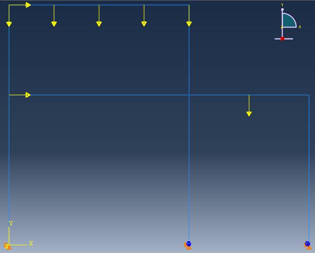 Una vez creadas las cargas y aplicadas las condiciones de borde, el modelo se verá según se muestra en la Figura 3.24. 3.7.