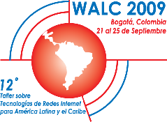 12º Taller sobre Tecnologías de Redes Internet para América Latina y el Caribe (WALC 2009) Sitio oficial del evento: http://www.eslared.org.ve/walc2009 Sitio alternativo: http://walc2009.colnodo.apc.