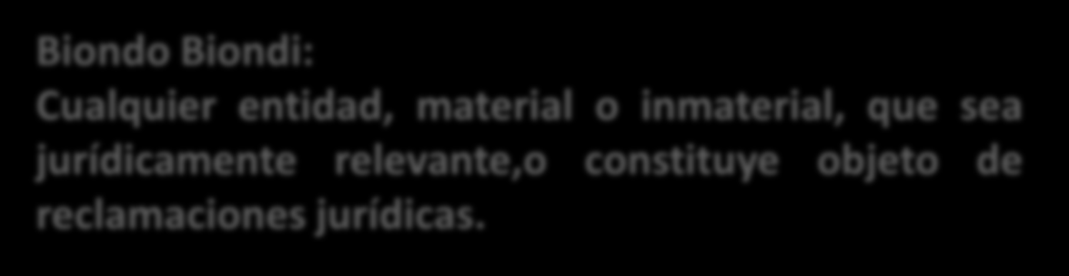 Concepto de bienes Jorge Eugenio Castañeda: Valores materiales o inmateriales que sirven de objeto a una relación jurídica.