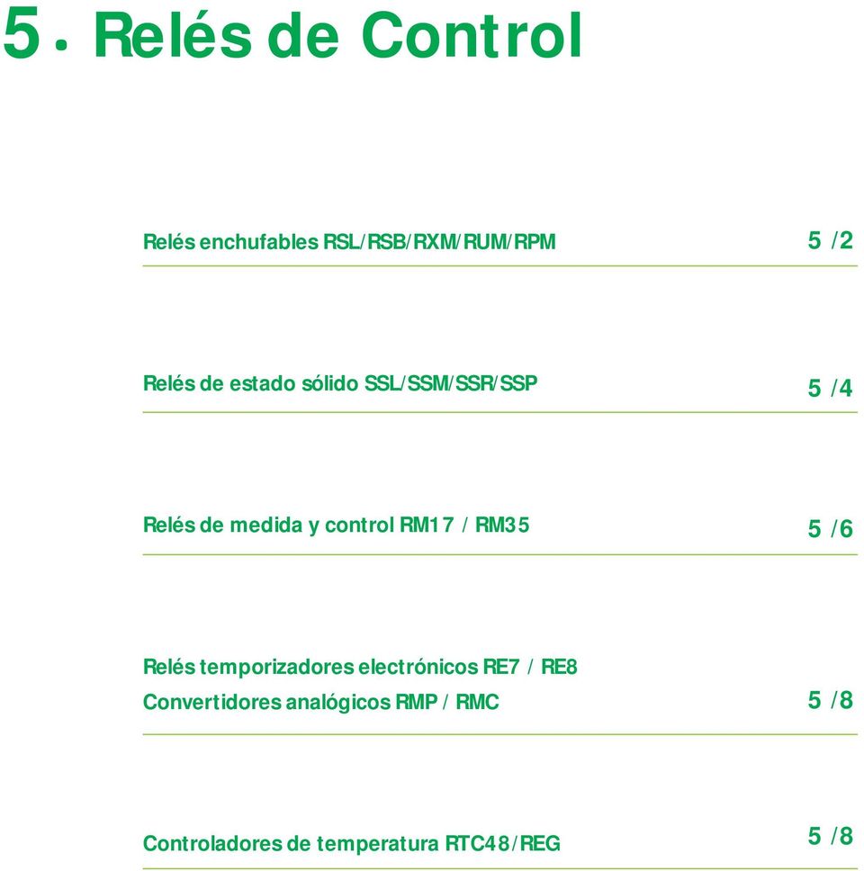 / RM35 5 /6 Relés temporizadores electrónicos RE7 / RE8