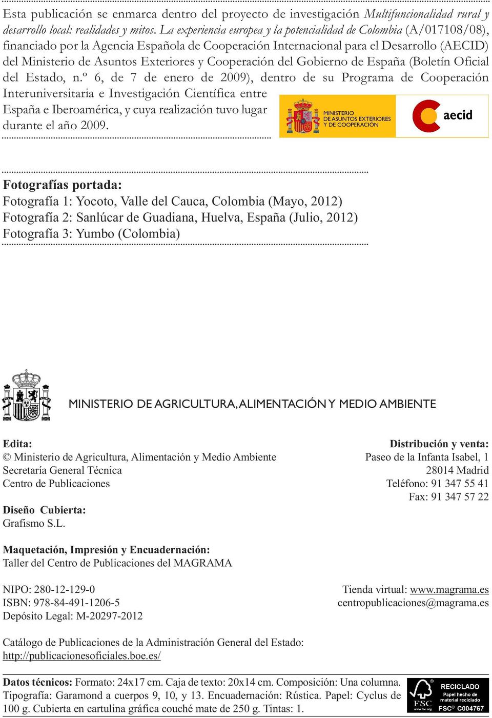 Cooperación del Gobierno de España (Boletín Oficial del Estado, n.