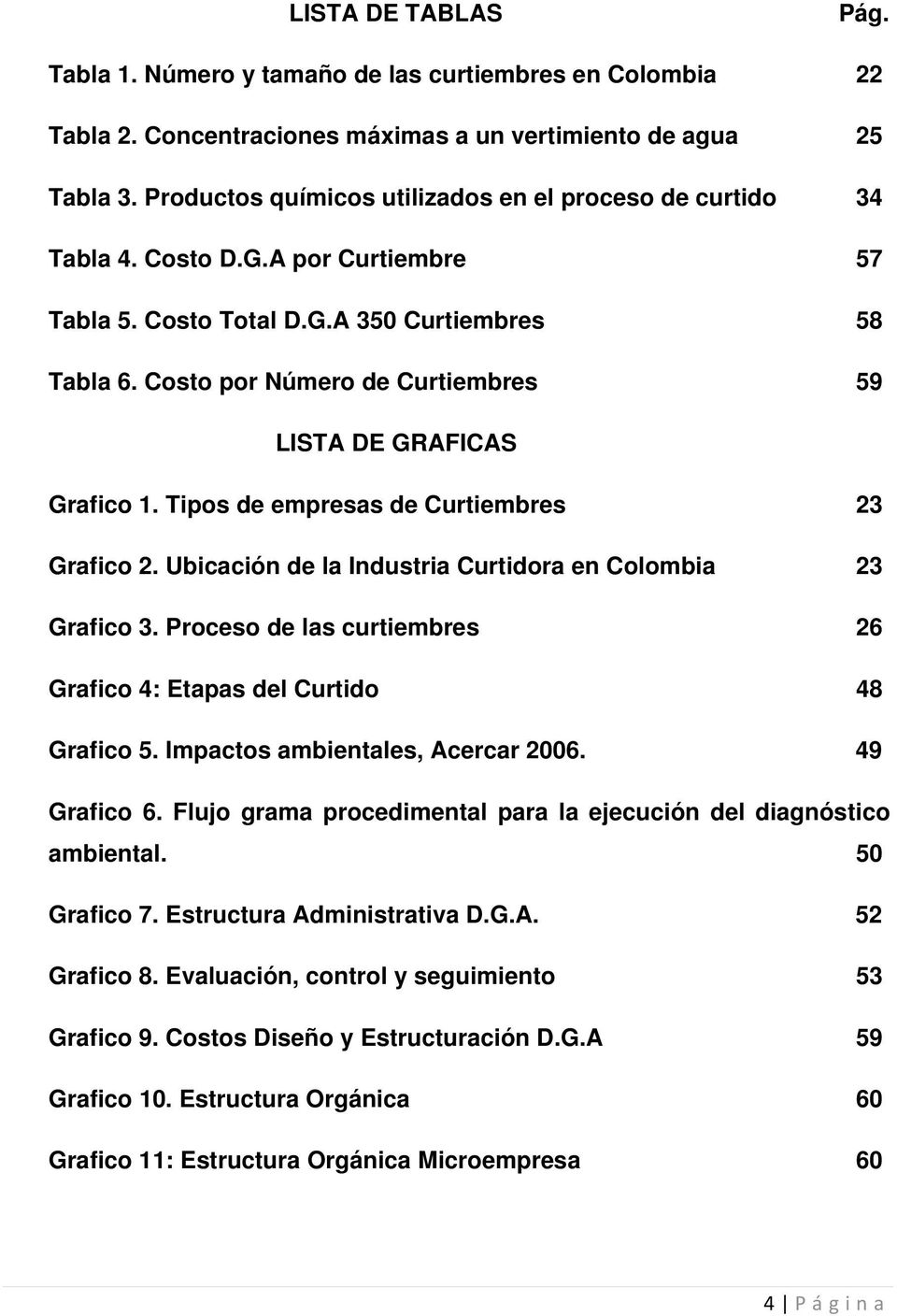 Costo por Número de Curtiembres 59 LISTA DE GRAFICAS Grafico 1. Tipos de empresas de Curtiembres 23 Grafico 2. Ubicación de la Industria Curtidora en Colombia 23 Grafico 3.